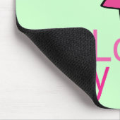 かわいいI愛T-shirt私の叔母さん マウスパッド (コーナー)