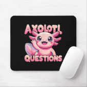 かわいいI Axolotl質問おもしろいAxolotl マウスパッド (マウス)