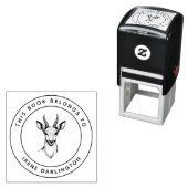 かわいいIbexベビーこの本はキッズネームに属している セルフインキングスタンプ (インサイチュ)