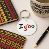 かわいいIgboグラフィック キーホルダー