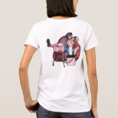 かわいいi'maGAMERの女の子のゲーマー Tシャツ (裏面)