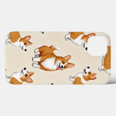かわいいiPhoneケースウェルシュコーギーキャラクター Case-Mate iPhoneケース (裏面 (横))