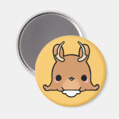 かわいいJackalope(背景を変更する!) マグネット (正面/裏面)