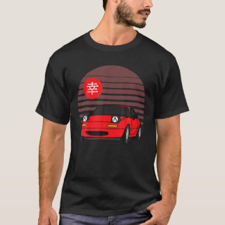 かわいいJDM MX5 NAグラフィック Tシャツ