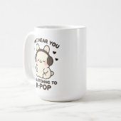 かわいいK-Popミュージック、Kawaii コーヒーマグカップ (正面左)