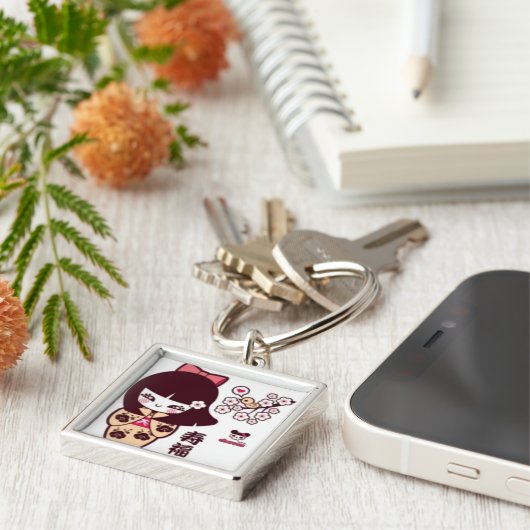 かわいいKeychain キーホルダー (側面)