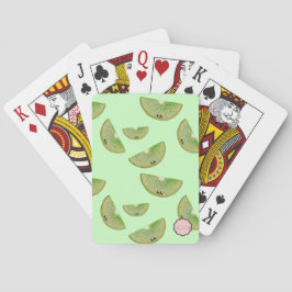 かわいいKiwiスライスパターン トランプ