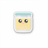 かわいいKombucha Scoby – ビニールステッカー シール (正面)