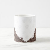 かわいいlabradoodleのマグ コーヒーマグカップ (中央)