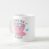 かわいいLGBTにお茶を入れる コーヒーマグカップ (正面左)