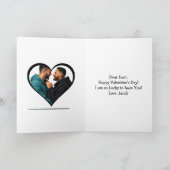 かわいいLGBT+アニメ バレンタインデーのカスタマイズ カード (内部)