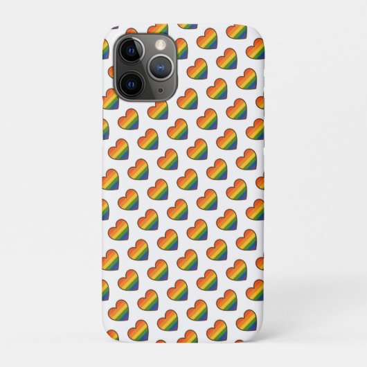 かわいいLGBTQ+プライドハート Case-Mate iPhoneケース (裏)