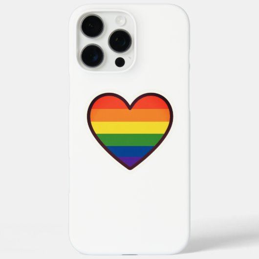 かわいいLGBTQ+プライドハート Case-Mate iPhoneケース (裏面)