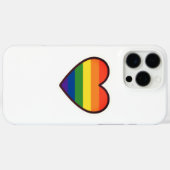 かわいいLGBTQ+プライドハート Case-Mate iPhoneケース (裏面 (横))
