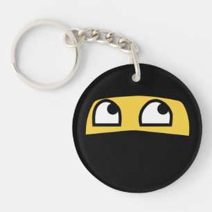 かわいいlilの忍者のemoji キーホルダー