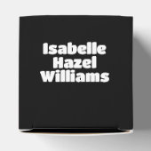 かわいいL'ilカップケーキ散策ベビーシャワーへようこそ フェイバーボックス (上部)