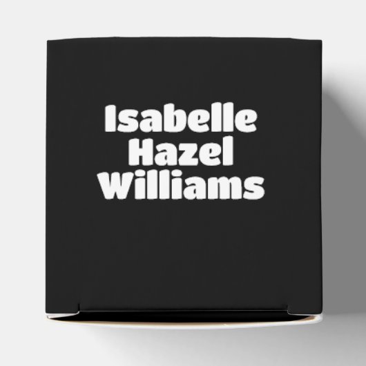 かわいいL'ilカップケーキ散策ベビーシャワーへようこそ フェイバーボックス (上部)