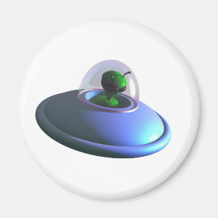 かわいいLil UFOの磁石 マグネット