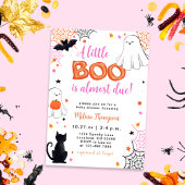 かわいいLiTleブハロウィンガールベイビーシャワー 招待状