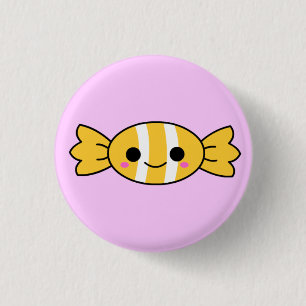 かわいいlollyボタン 缶バッジ