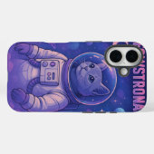 かわいいMeowstronut iPhoneケース – おもしろい宇宙猫As Case-Mate iPhoneケース (裏面 (横))