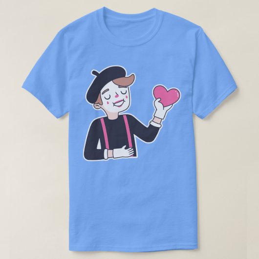 かわいいMIMEハートマイハート Tシャツ (デザイン正面)