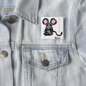 かわいいMooskaマウスボタン 缶バッジ (インサイチュ)