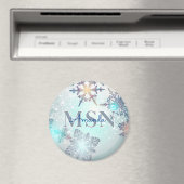かわいいMSN卒業お名前入りブルー マグネット (インサイチュ (食洗機))