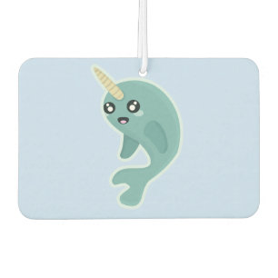 かわいいNarwhal カーエアーフレッシュナー