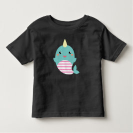 かわいいNarwhal トドラーTシャツ