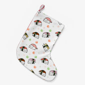 かわいいNeko Nigiri スモールクリスマスストッキング (正面 (吊り時))