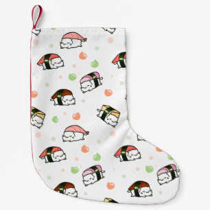 かわいいNeko Nigiri スモールクリスマスストッキング