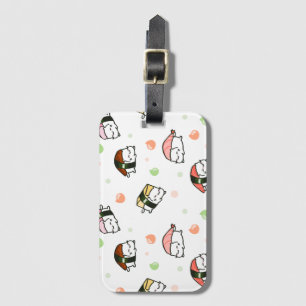 かわいいNeko Nigiri ラゲッジタグ