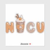 かわいいNICUコーヒーハロウィーンデザイン シール (シート)