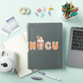 かわいいNICUコーヒーハロウィーンデザイン シール (iPadカバー)