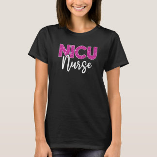 かわいいNICU看護師チーム感謝ピンクカラフルなN Tシャツ