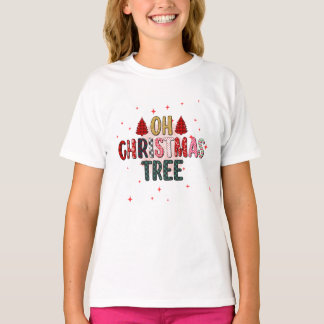 かわいいOHクリスマスツリー Tシャツ