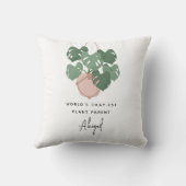 かわいいOkプラントペアレントパーソナライズされた クッション (裏面)