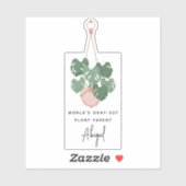 かわいいOkプラントペアレントパーソナライズされた シール (シート)