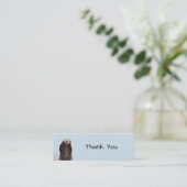 かわいいOtter顔自然写真 スキニー名刺 (スタンド正面)