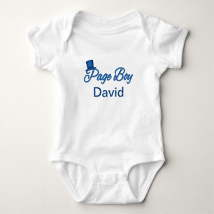 かわいいPage Boy Tシャツへ ベビーボディスーツ