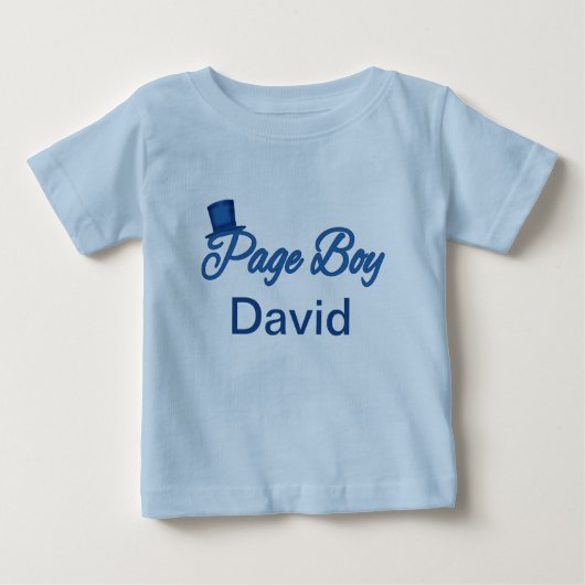 かわいいPage Boy Tシャツへ ベビーTシャツ (正面)