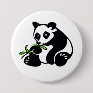 かわいいPANDA Bear – 保全 – エコロジー – 自然 缶バッジ
