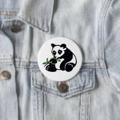 かわいいPANDA Bear – 保全 – エコロジー – 自然 缶バッジ (インサイチュ)