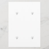 かわいいPB&Jカット&共有キッズバレンタインデー 招待状 (裏面)