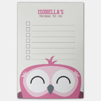 かわいいPeekaboo Happy Pink Owl一覧へ ポストイット