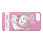 かわいいPInkキッテンとフラワーガールズ Case-Mate iPhoneケース (裏面(横))