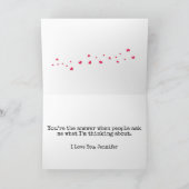 かわいいPUGグリーティングカード シーズンカード (内部)