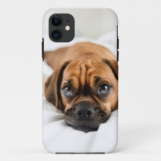 かわいいPuggle犬の例 iPhone 11 ケース