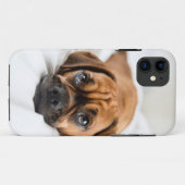 かわいいPuggle犬の例 Case-Mate iPhoneケース (裏面(横))